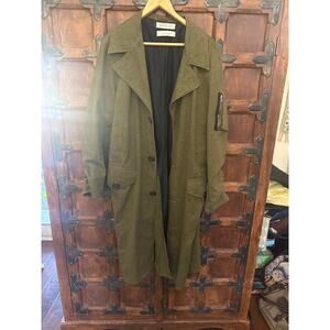 BTFL BEAUTIFUL FUL LA Designer 2015 Collection military green trench coat M